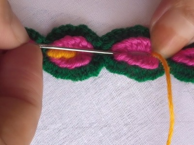 Hand Embroidery Border line design