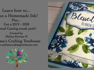 Homemade Ink Pad, A Team Gift and Annual Catalog Sneak Peek!