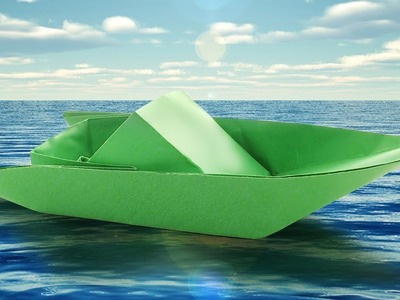 How to Make a Realistic Paper Boat - Origami Tutorial