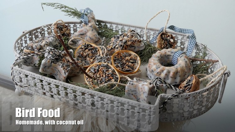 How to make bird food with coconut oil