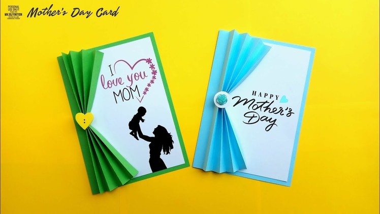 Last Minute Mothers Day Card | Fast and Easy Greeting Card | DIY