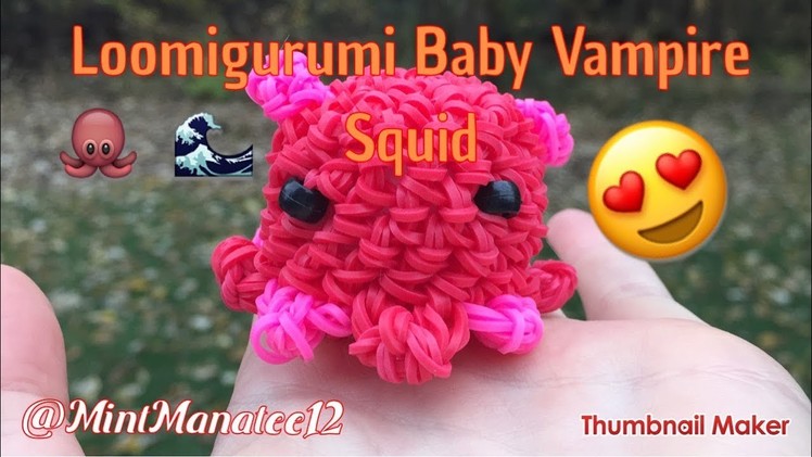 Loomigurumi Baby Vampire Squid | MintManatee