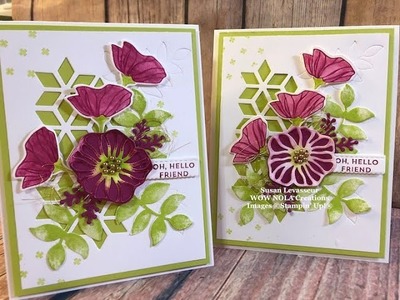 Oh So Eclectic Technique Card Stampin' Up! 2019