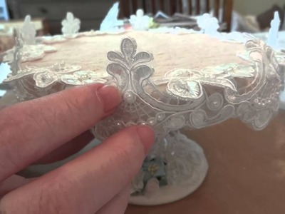 One Little Dreamer Shabby Chic Altered Cake Stand!!!