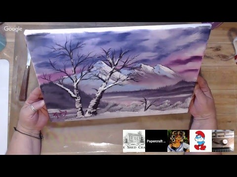 Relax and Lets Oil Paint Bob Ross Style