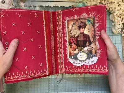 Series 2 start to finish junk journal.  finishing off and flipthough