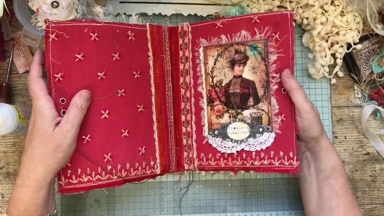 Series 2 start to finish junk journal.  finishing off and flipthough