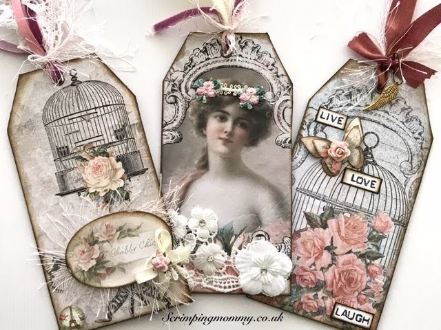 Shabby chic tags and crafty chat.