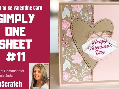 Simply One Sheet 11 Meant To Be Valentine Card