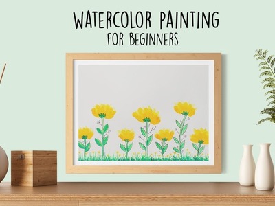 Watercolor Painting For Beginners |  Easy Watercolor