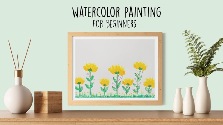 Watercolor Painting For Beginners |  Easy Watercolor