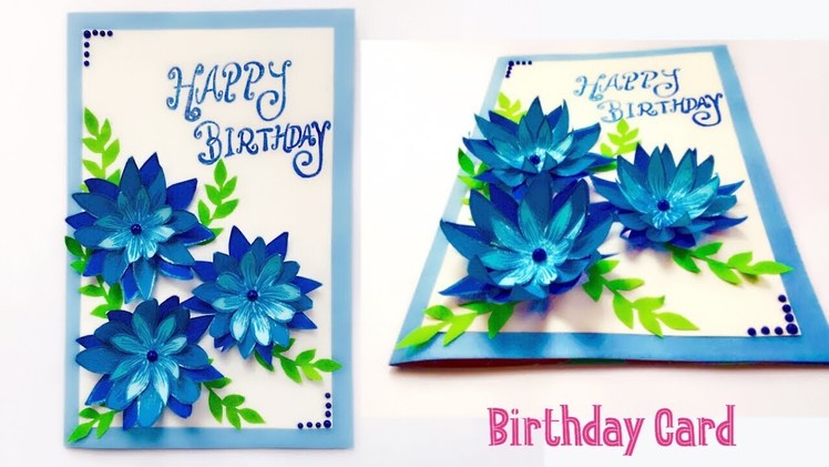 3D Flower Birthday Card - Easy DIY