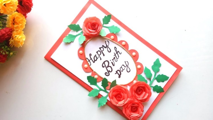 Beautiful Handmade Birthday card idea-DIY Greeting Cards for Birthday.