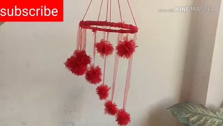 Beautiful wall hanging with oldDuppata || decoration idea|| DIY- craft idea
