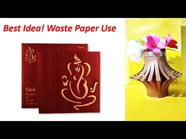 Best use of Waste Papers | "Shaadi Cards" Best use | Best DIY Art and Craft | How to use waste