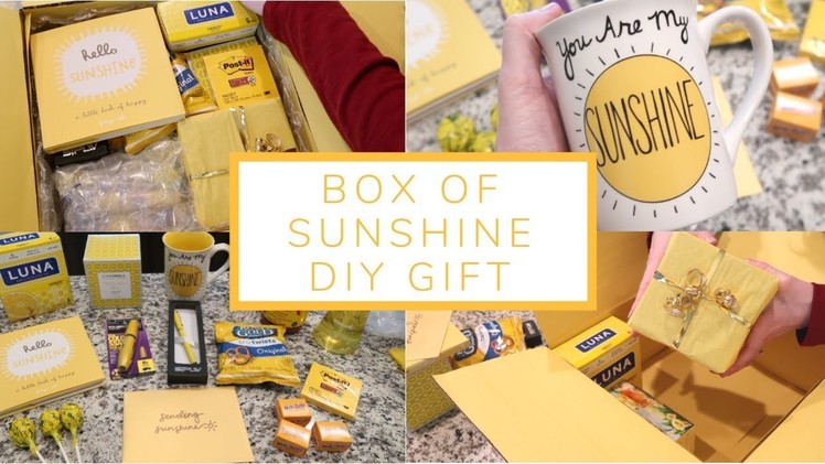 Box of Sunshine DIY Gift | Care Package Idea