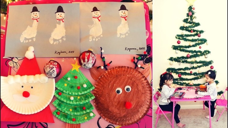 Christmas DIY Art & Crafts for Toddler.Preschooler | Kids Christmas Crafts | Mytwolittlesunshines