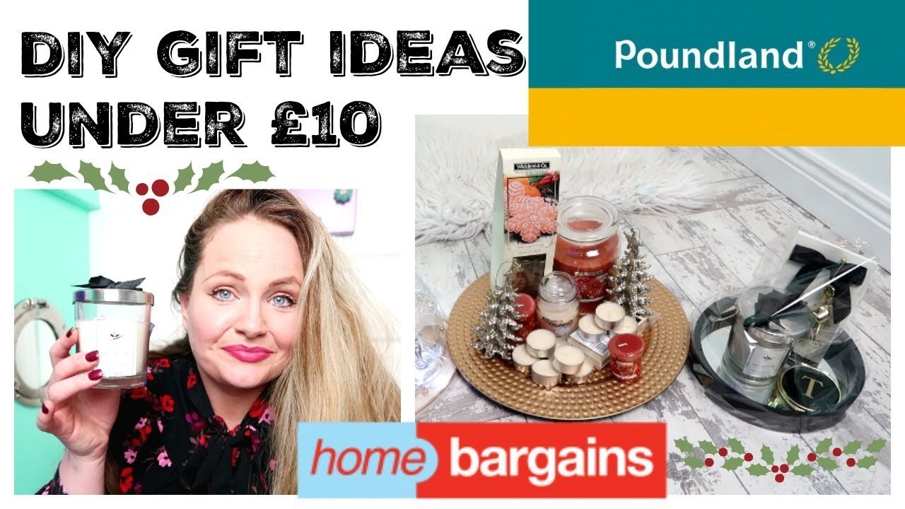 CHRISTMAS HOME BARGAINS. POUNDLAND HAUL. DIY GIFT IDEAS UNDER £10