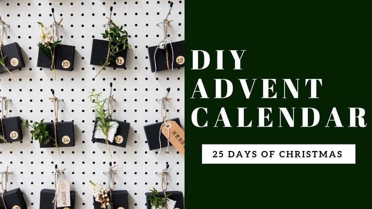 DIY Advent Calendar Pegboard | Day FIVE | 25 Days of Christmas Countdown