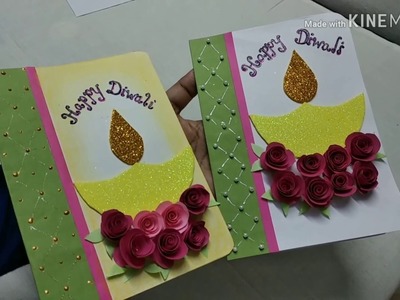 DIY Beautiful Diwali greeting Cards