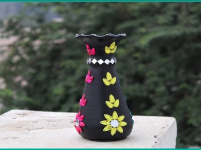 DIY | Beautiful Flower pot Decorate at home | Room Decor idea