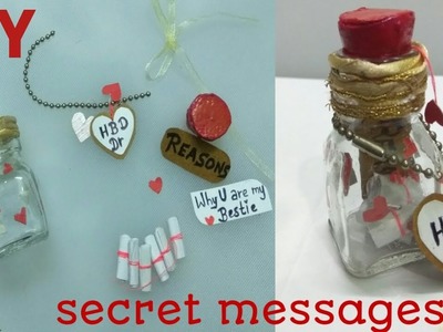 DIY. Birthday gift with secret messages for ur friends. 