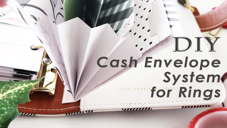 DIY | Cash Envelope System for Ring Bound Planners