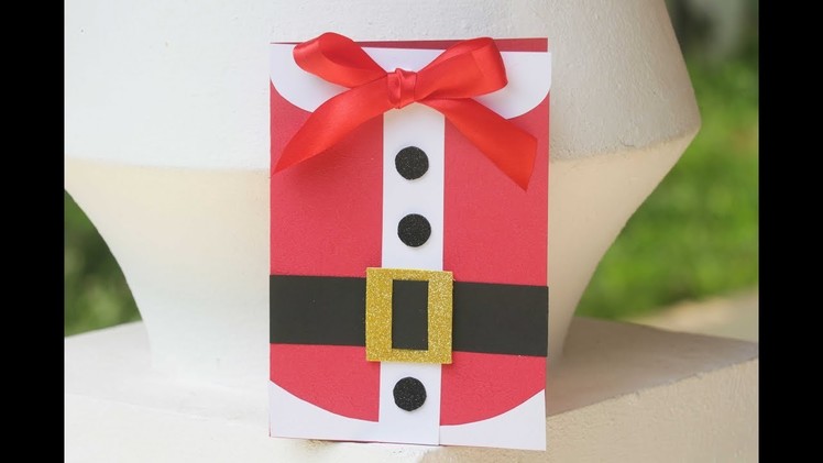 DIY Christmas Cards for Kids.Handmade Christmas Greeting Cards