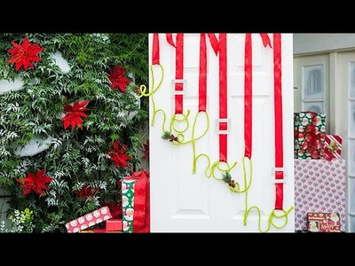 DIY Christmas Door Hang - Home & Family