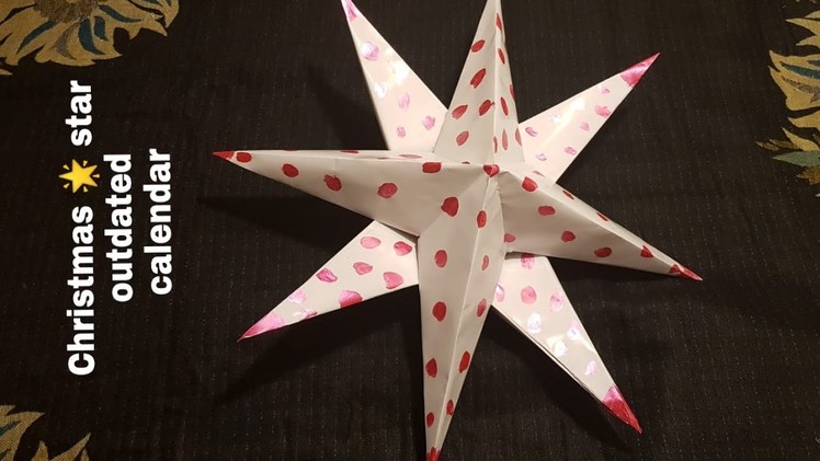DIY.Christmas Star. Christmas decorations. Christmas decorations idea's. Star decoration ideas