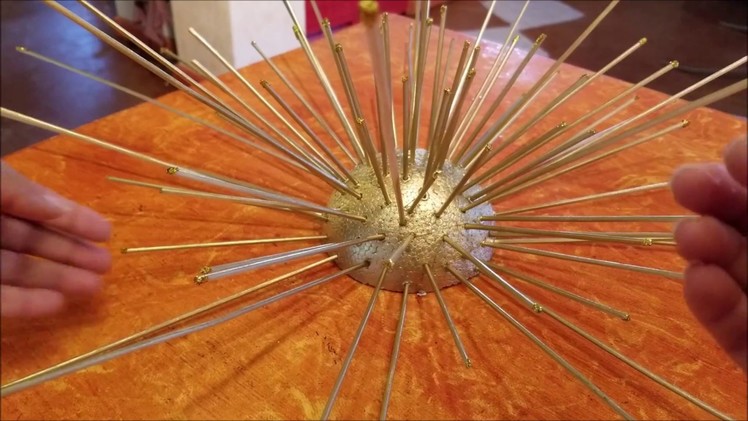 DIY CHRISTMAS STAR:  How to make a Star  with skewers
