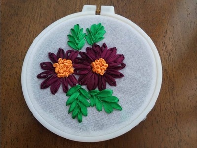 DIY Craft Satin Ribbon Amazing Flowers Stitch