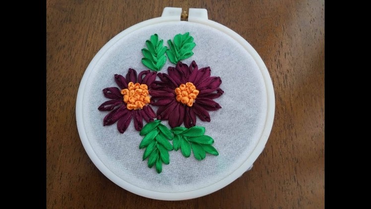 DIY Craft Satin Ribbon Amazing Flowers Stitch