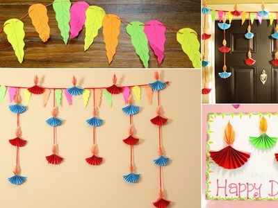 DIY Diwali Decoration | Door Hanging Toran for Diwali | Kids Crafts for Diwali