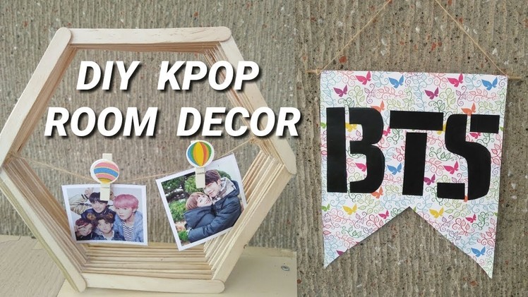 ✏ diy kpop room decor ( BTS and NamLee ♡ )