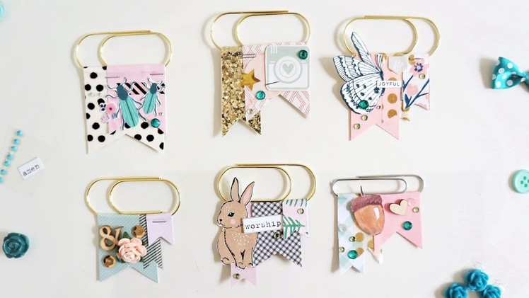DIY Layered Embellished Paperclips