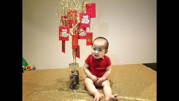 DIY money tree for Chinese New Year