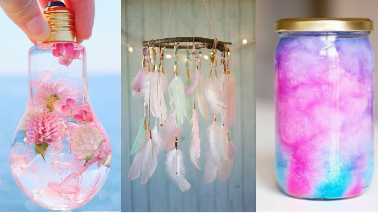 Diy Room Decor 11 Easy Crafts Ideas At Home Diy Decoration Diy Oda Dekorasyonu Kendin Yap