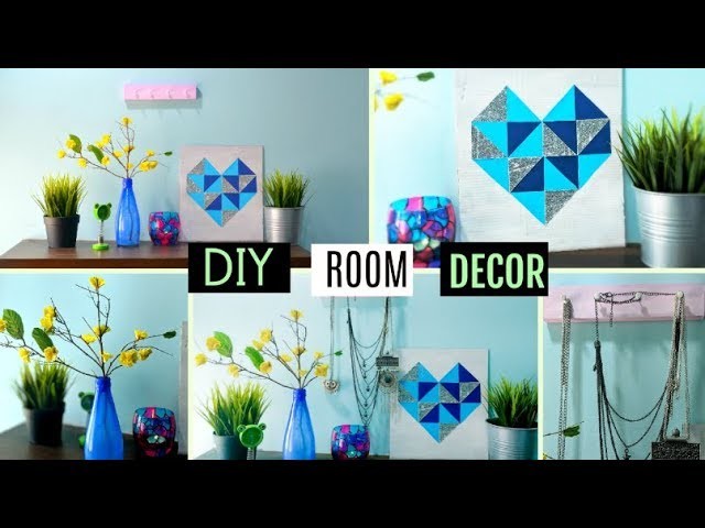 DIY Room Decor | 3 easy crafts at home | Easy and Inexpensive ideas