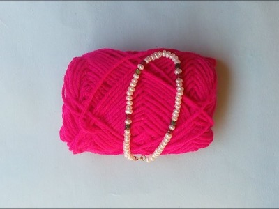 DIY Simple Pearl bracelet | Jewelry making