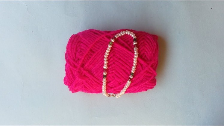 DIY Simple Pearl bracelet | Jewelry making