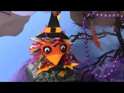 DIY Spooky Halloween Pompom Animal