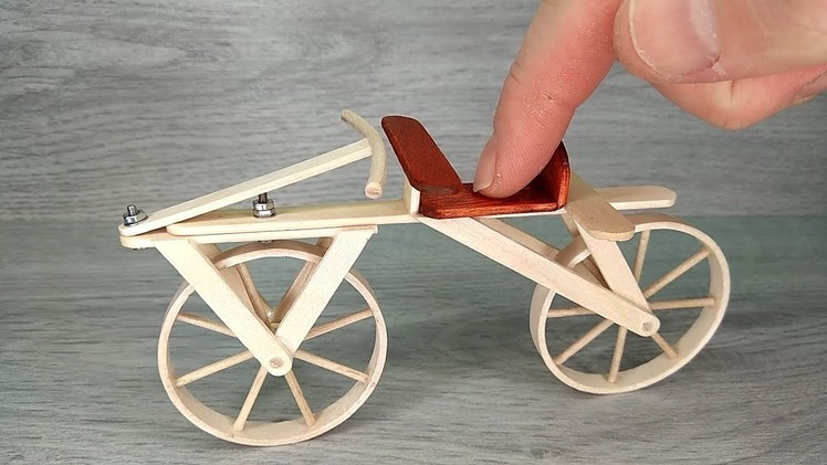 Draisine Dandy Horse Laufmaschine Velocipede first bicycle mini model DIY