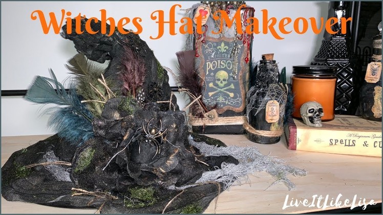 HALLOWEEN DIY DECOR | Witches Hat Makeover