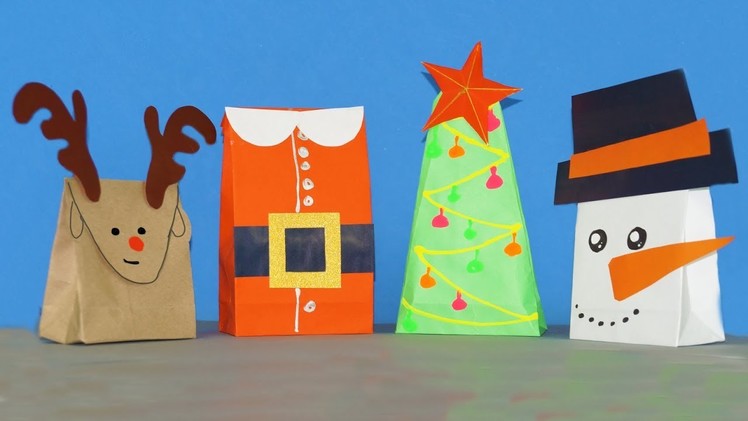 How to make paper Bag | DIY Paper bag | DIY Christmas Gift Bag