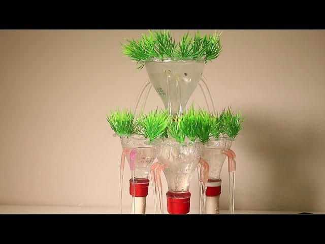 Make non stop water fountain With Plastic Bottle | Diy crafts