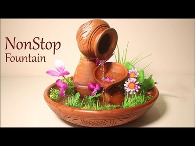 Make Nonstop Terracotta Fountain At Home | Diy Tabletop Fountain Crafts