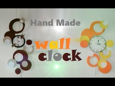 Modern Wall Clock Design |DIY Wall Clock Decor | Home Decorating ideas | DIY Wall Hanging