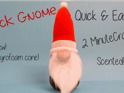 Quick & Easy DIY Christmas Sock Gnome