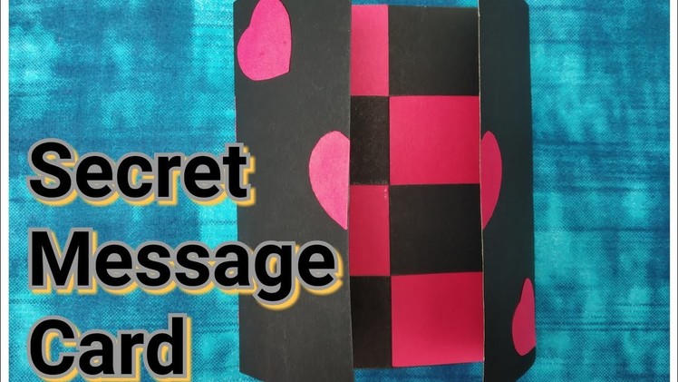 Secret Message card || Valentines day card || DIY Greeting cards